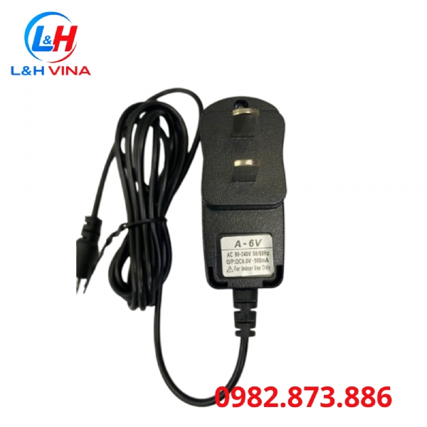 Sạc 6V 500mA dùng cho cân điện tử GS nhà bếp